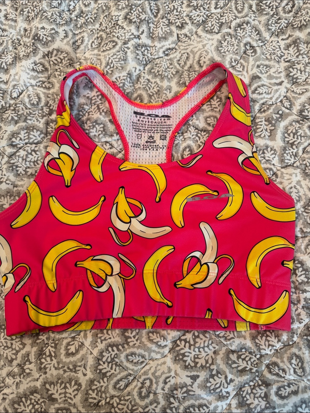 BOA banana sports bra